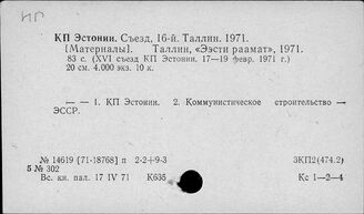 Т3(233.1Э)-4 Классовая борьба в Эстонии. Общественно-политические организации