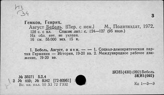 Т3(4Г)-8 Персоналии деятелей Германии (А-Я)