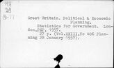 Great Britain. Political and Economic Planning