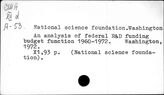 National science foundation