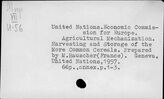 United Nations. Economic Comission for Europe