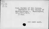 United States. Bureau of the census