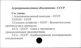 Агропромышленные объединения. СССР