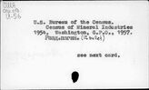 Горнорудная промышленность. США. Статистика