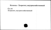 Колхозы. СССР. Хозрасчет, внутрихозяйственный