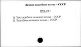 Личное подсобное хозяйство. СССР