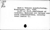 Табачная промышленность. США