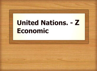 United Nations. Economic - Z