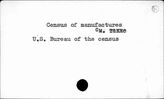 Census of manufactures