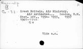G.B. Ministry of Air
