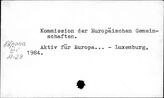 Kommission der Europäischen Gemeinschaften