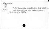 UN. Economic commission for Africa