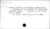 Великобритания. Лесная промышленность