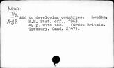 Великобритания. Помощь развивающимся странам
