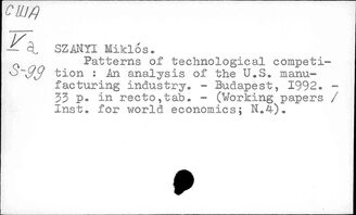США. Промышленность. Эффективность производства