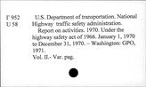 U.S. Department of transportation