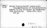 U.S. Tariff commission