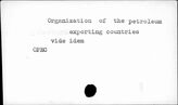 Organisation of the petroleum exporting countries
