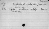 Statistical