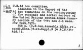 UN. Ad hoc committee …