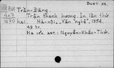 Вьетнамский яз. Trần Đăng