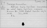 Турецкий яз. Türkiye. Kanunlar
