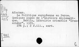 История дипломатии и международных отношений. На западно-европейских языках