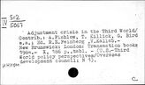 Восток. Экономика освободившихся стран. На западных языках